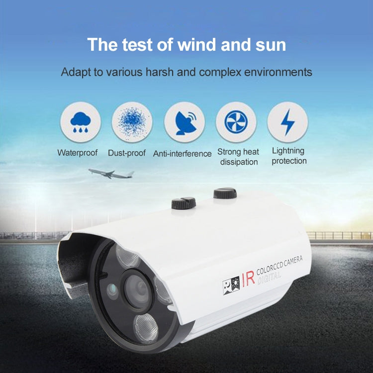 CMOS 420TVL 6mm Lens Metal Material Array LED Color Infrared Camera with 3 LED, IR Distance: 20m, CMOS 103060 3LED CMOS 420TVL 6mm Lens Metal Material Array LED Color Infrared Camera with 3 LED, IR Distance: 20m, CMOS 103060 3LED